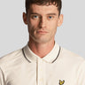 Lyle & Scott Polo's  Tipped polo shirt - chalk gunmetal 