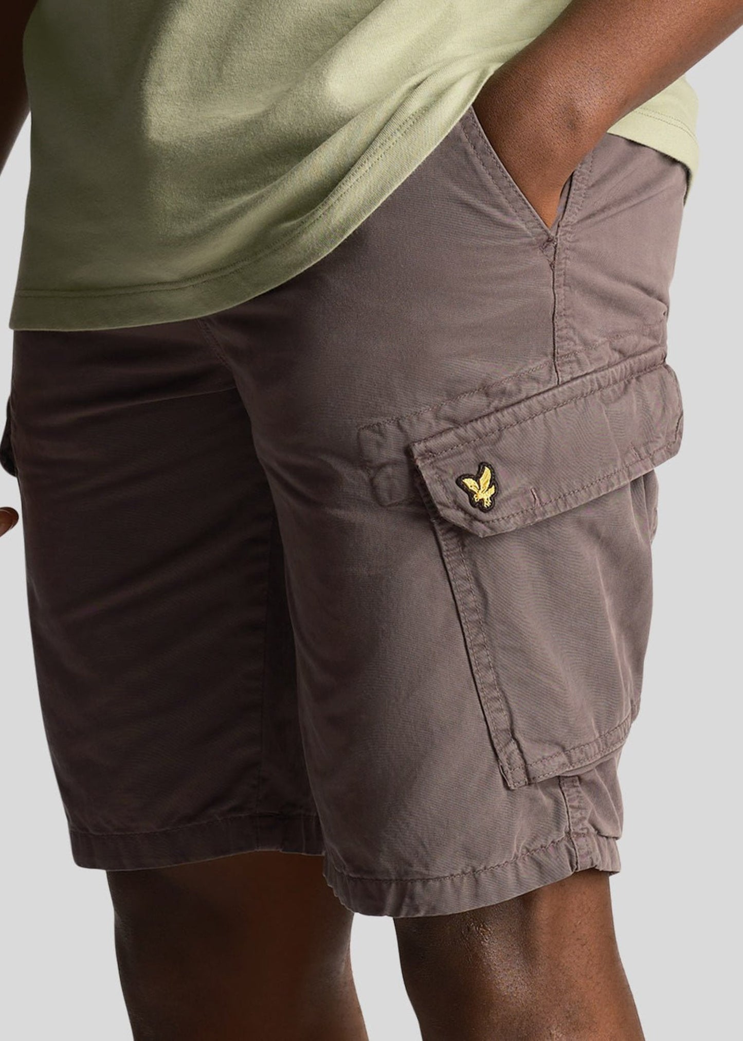 Lyle & Scott Korte Broeken  Wembley cargo short - anthracite 