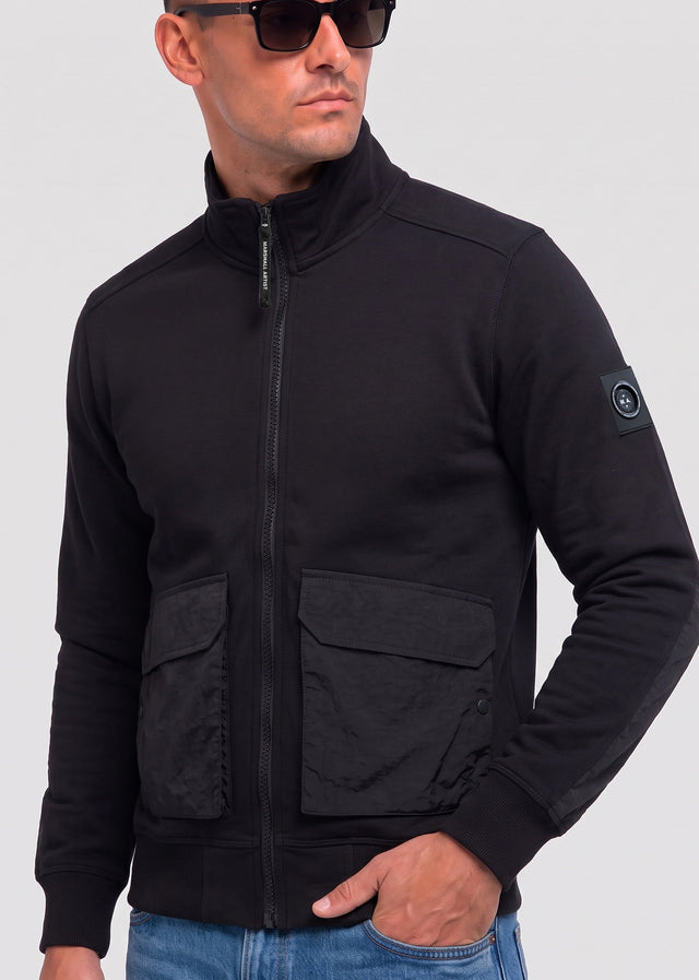 Marshall Artist Vesten Streatham f z sweat - black