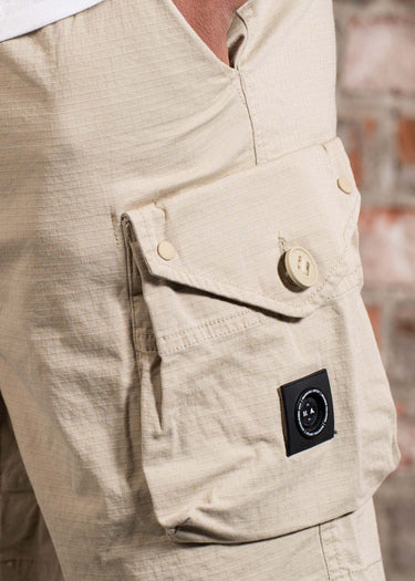 Marshall Artist Korte Broeken Arniston cargo short - stone