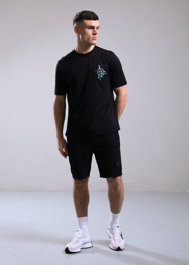 Marshall Artist T-shirts Glitch theory back print t-shirt - black