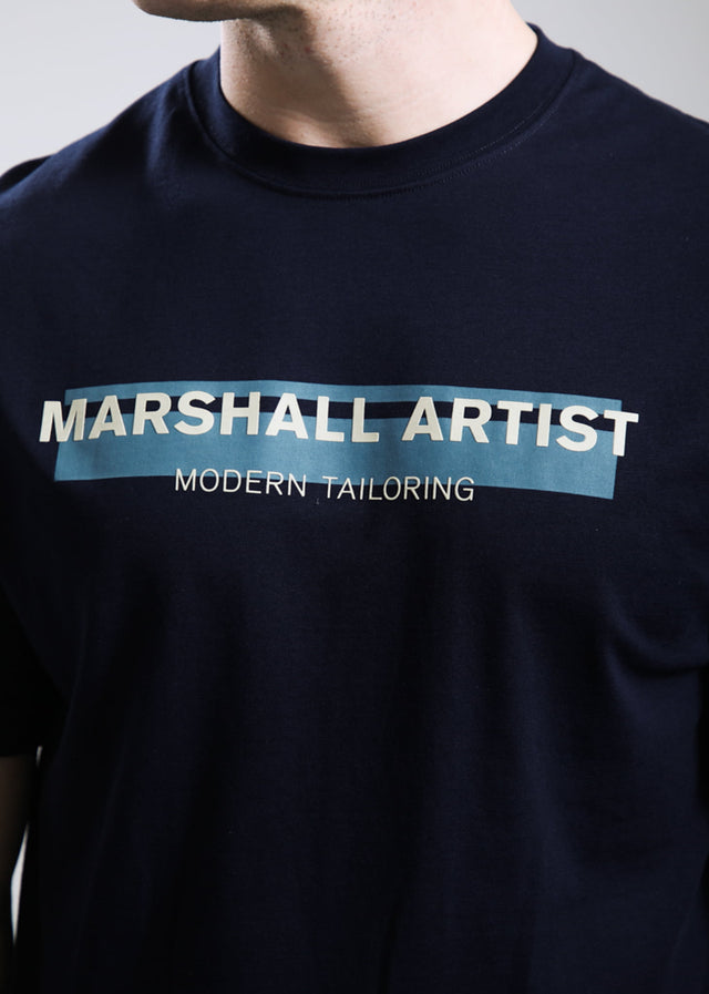 Marshall Artist T-shirts Seafield logo t-shirt - navy