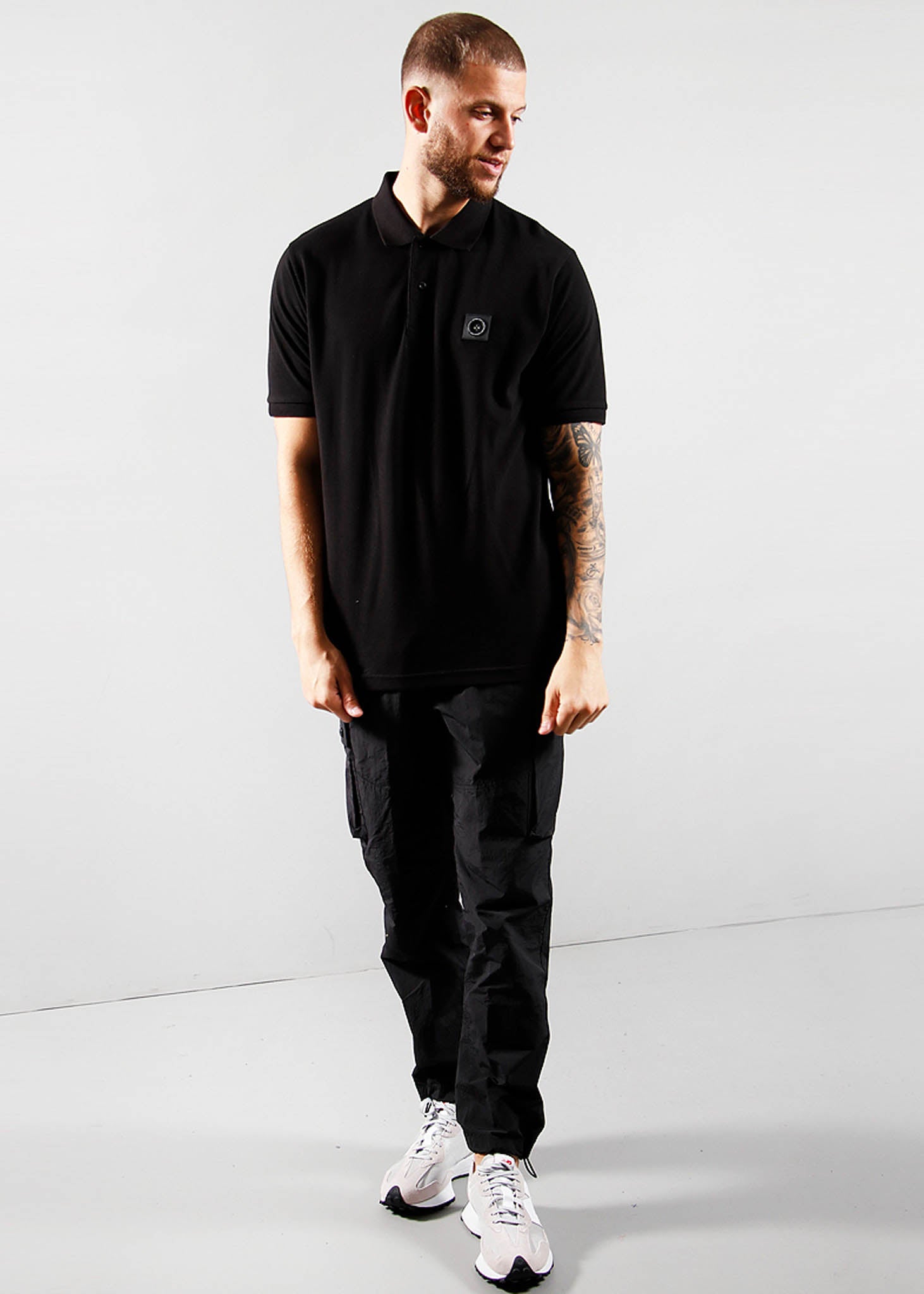 Marshall Artist Polo's  Siren s/s polo - black 