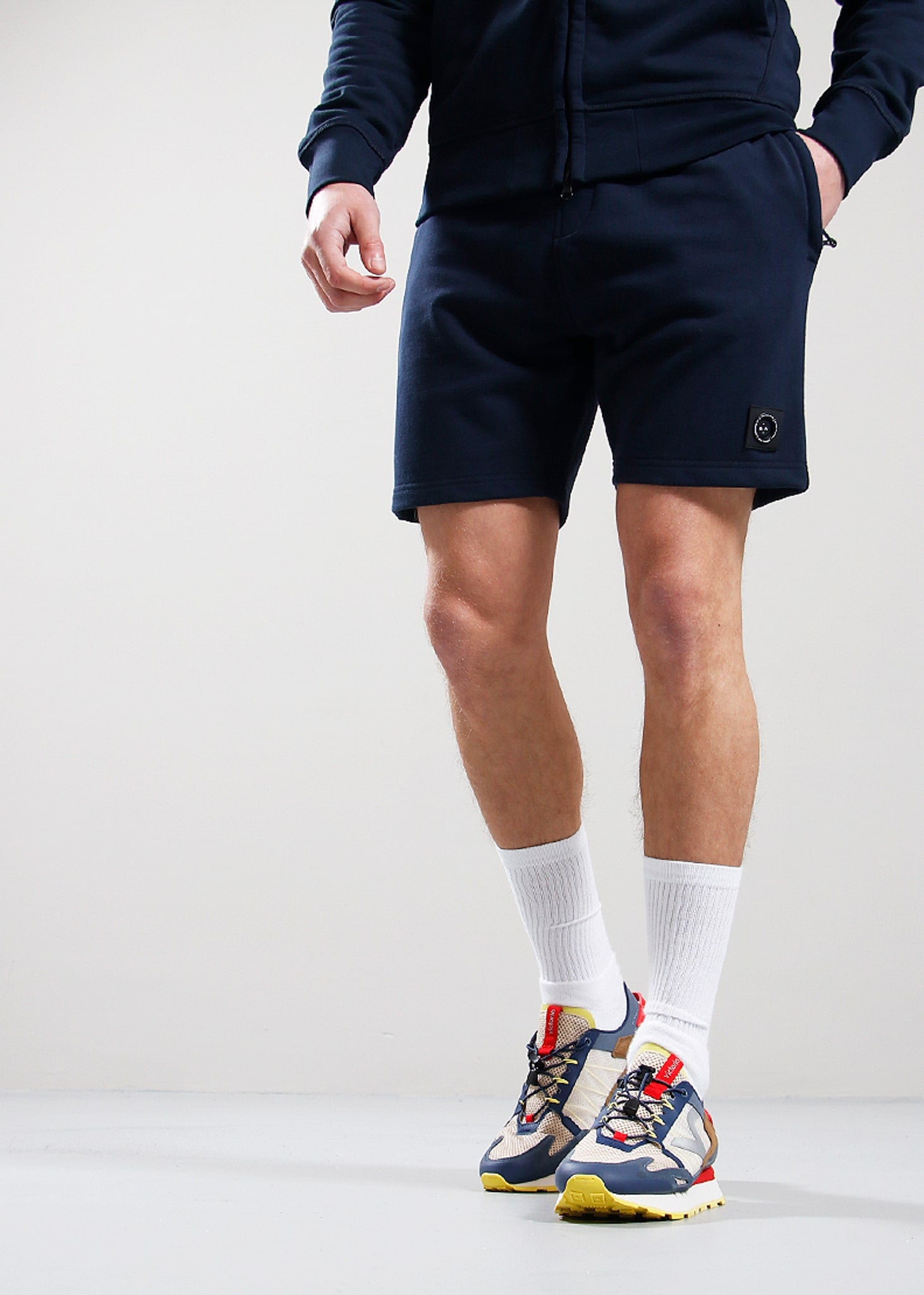 Marshall Artist Korte Broeken  Siren jersey short - navy 