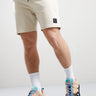 Marshall Artist Korte Broeken  Siren jersey short - sandstone 
