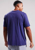 Injection t-shirt - monarch blue