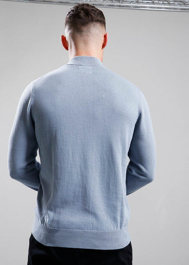 Marshall Artist Truien Siren knitted 1/4 zip - nardo grey