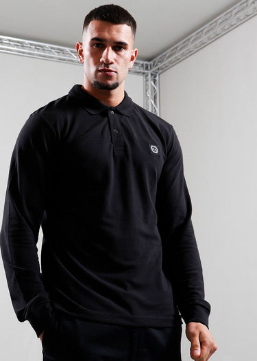 Marshall Artist Longsleeve Polo's Siren ls polo - black