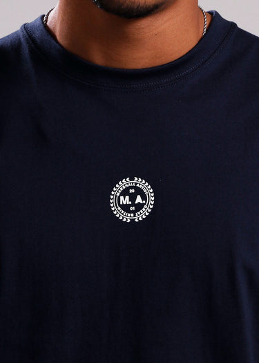 Marshall Artist T-shirts UK ism map t-shirt - navy