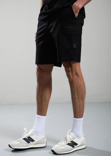 Marshall Artist Korte Broeken Vanguard cargo short - black