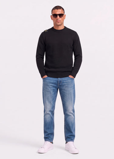 MA.Strum Truien Oka crew sweater - black