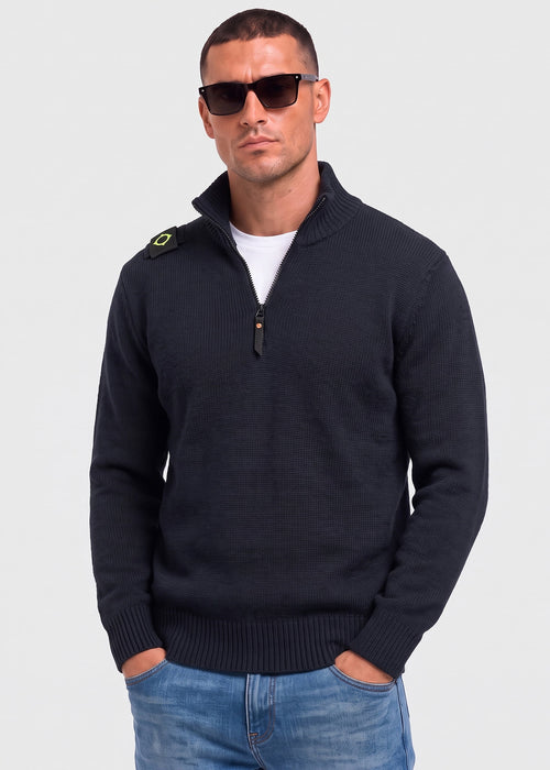 Sarl quarter zip sweater - dark navy