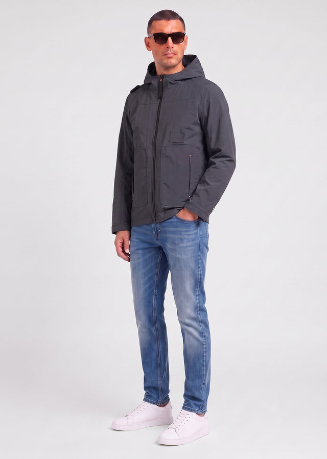 MA.Strum Jassen Velum runner jacket - ink navy