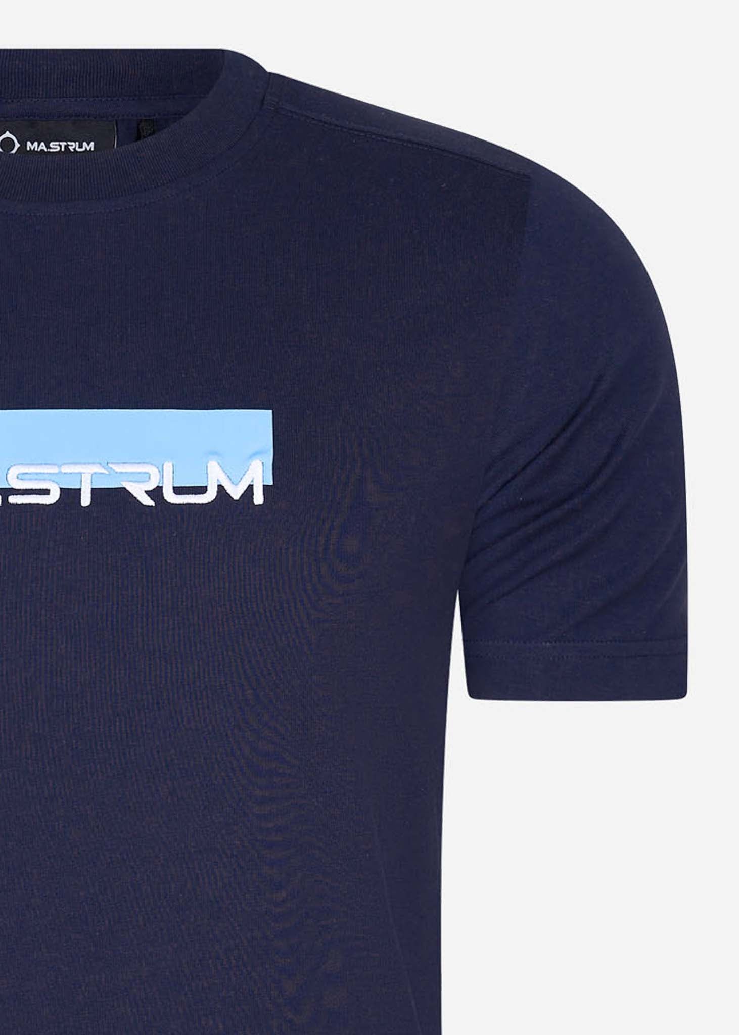 MA.Strum T-shirts  MA.Strum block print tee - ink navy 