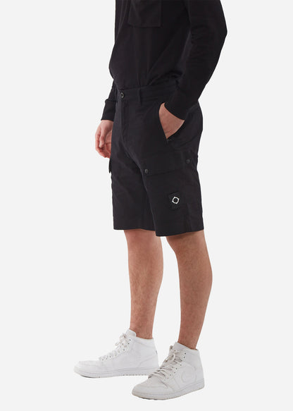 MA.Strum Korte Broeken  Cargo short - black 