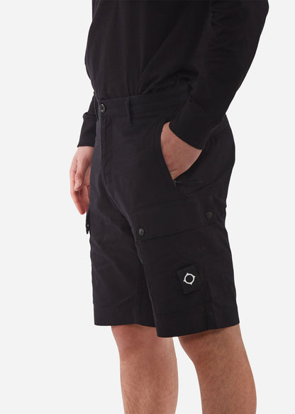 MA.Strum Korte Broeken  Cargo short - black 