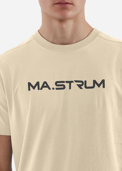 MA.Strum T-shirts  Chest print tee - ash 