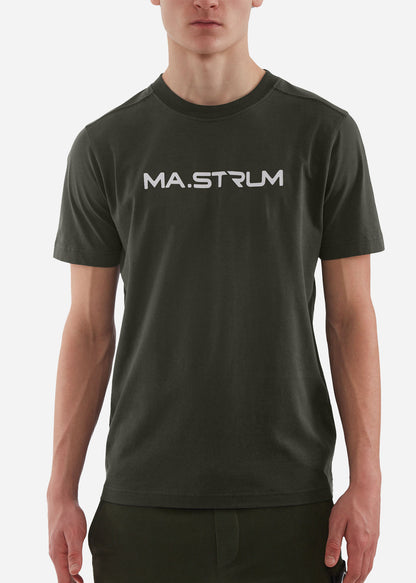 MA.Strum T-shirts  Chest print tee - oil slick 