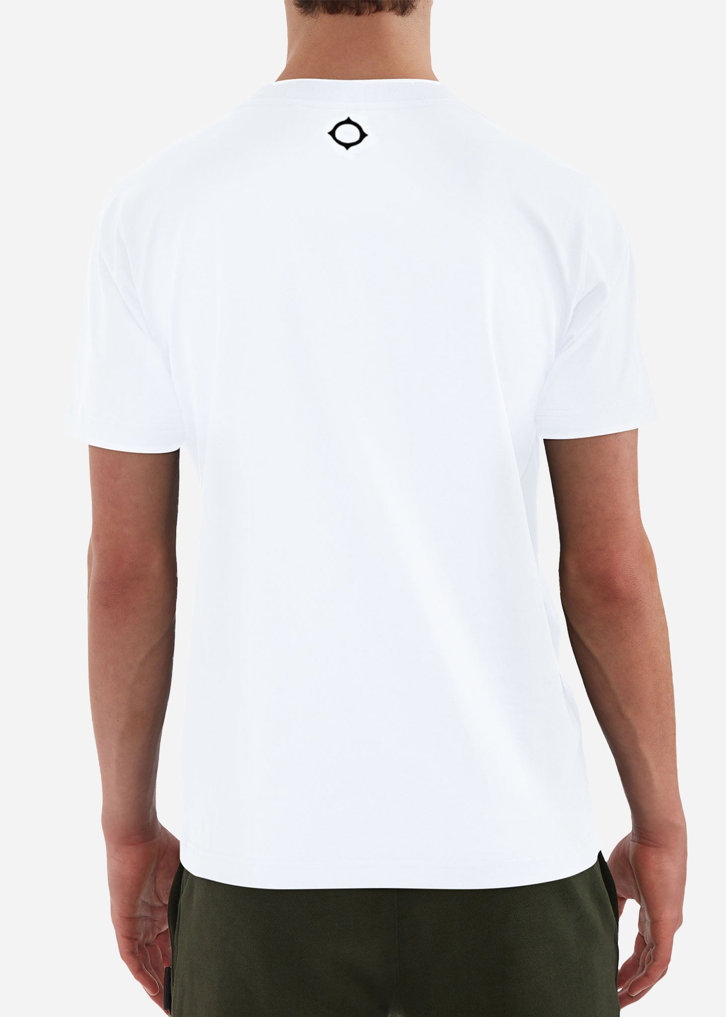 MA.Strum T-shirts  Chest print tee - optic white 