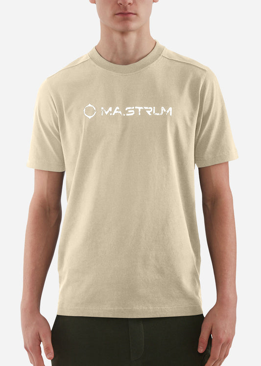 MA.Strum T-shirts  Cracked logo tee - ash 