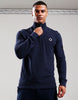 MA.Strum Truien  Ls funnel neck polo - ink navy 