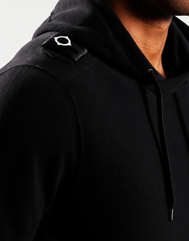 MA.Strum Hoodies Core overhead hoody - jet black