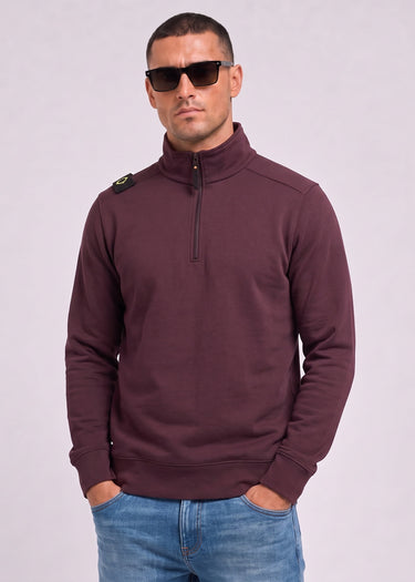 Training quarter zip sweatshirt - wine