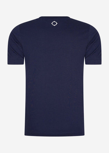 MA.Strum T-shirts  MA.Strum block print tee - ink navy 