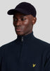 Lyle & Scott Truien  Cotton merino quarter zip jumper - dark navy 