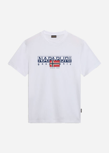 Napapijri T-shirts  Aylmer t-shirt - bright white 