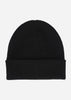 Sergio Tacchini Petten  Oyeh 2 turn up beanie - black 