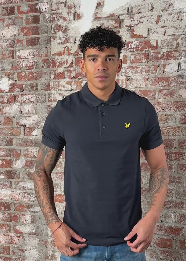 Lyle & Scott Polo's Plain polo shirt - dark navy