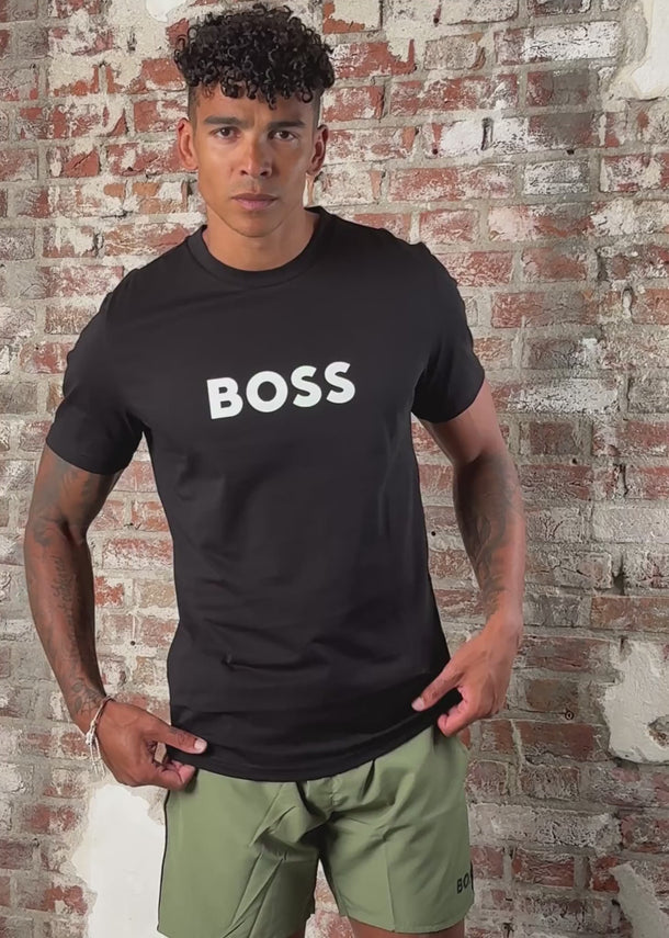 Hugo Boss T-shirts T-shirts rn - black