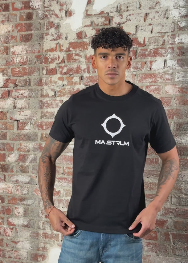 MA.Strum T-shirts Beam logo tee - jet black