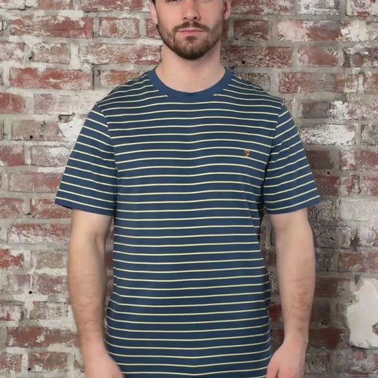 Farah T-shirts Oakland ss tee - cold metal