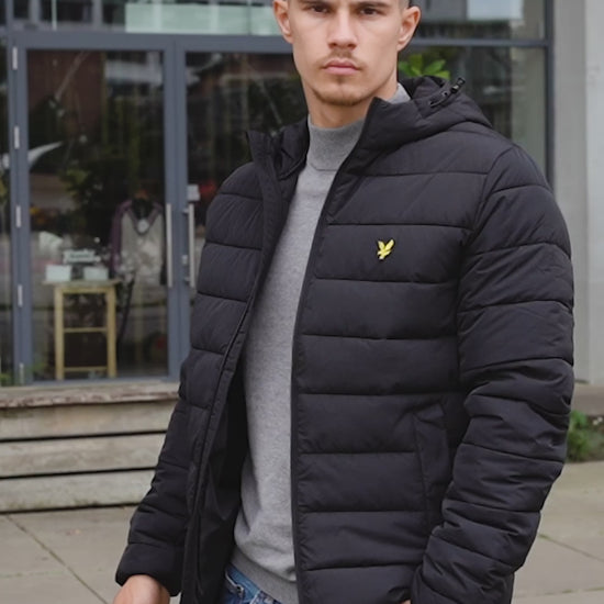 Lyle & Scott Jassen Lightweight puffer jacket - jet black