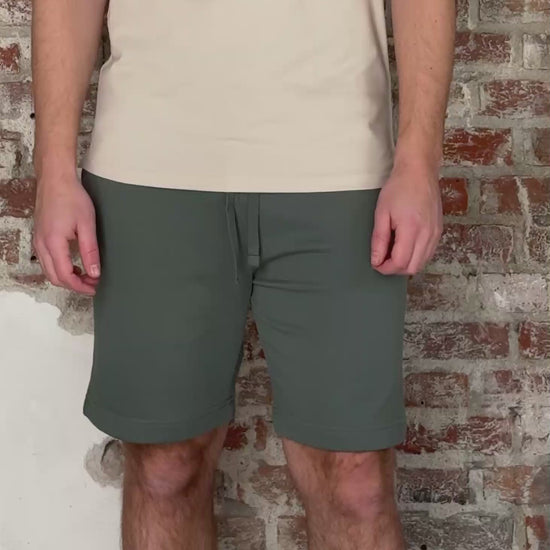 Lyle & Scott Korte Broeken Sweat short - green mercurial