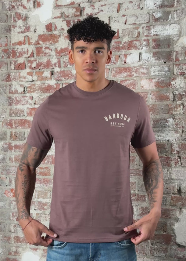 Barbour T-shirts Barbour preppy t-shirt - peppercorn