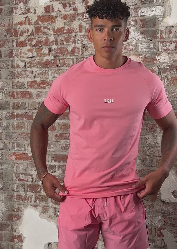 Hugo Boss T-shirts T-shirts rn slim fit - light pastel pink