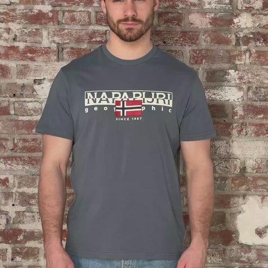 Napapijri T-shirts S aylmer - stormy weat