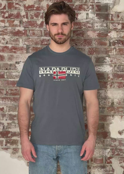 Napapijri T-shirts S aylmer - stormy weat
