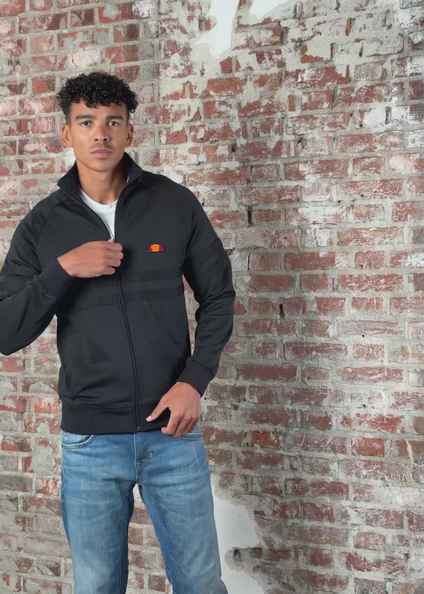 Ellesse Vesten Rimini track jacket - black mono