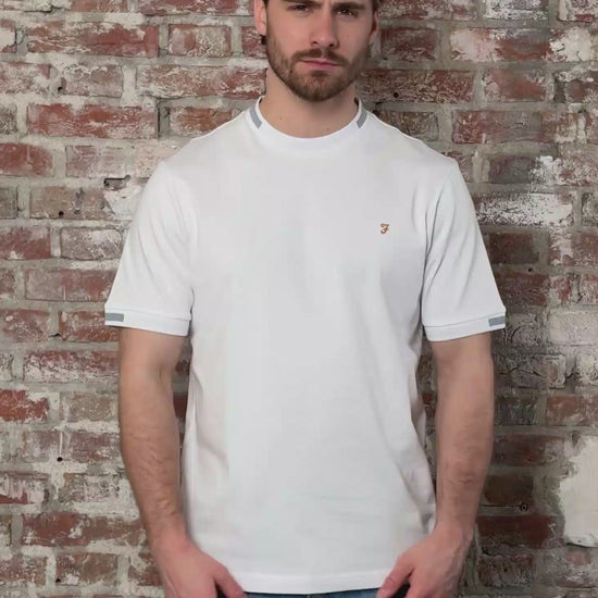 Farah T-shirts Northleigh tee - white