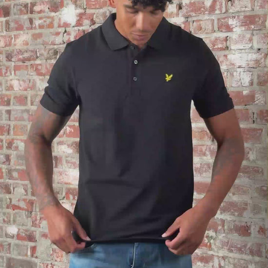 Lyle & Scott Polo's Plain polo shirt - dark navy