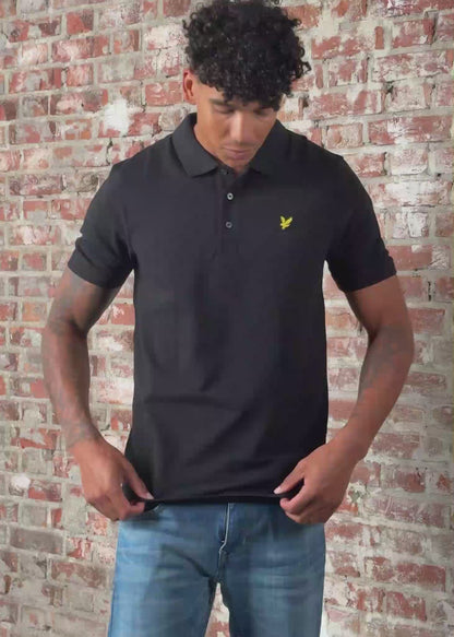 Lyle & Scott Polo's Plain polo shirt - dark navy
