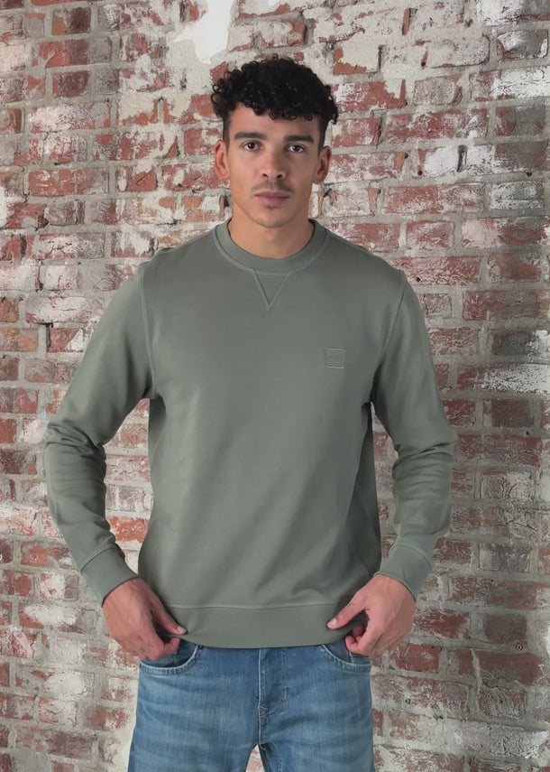 Hugo Boss Truien Westart - open grey 076