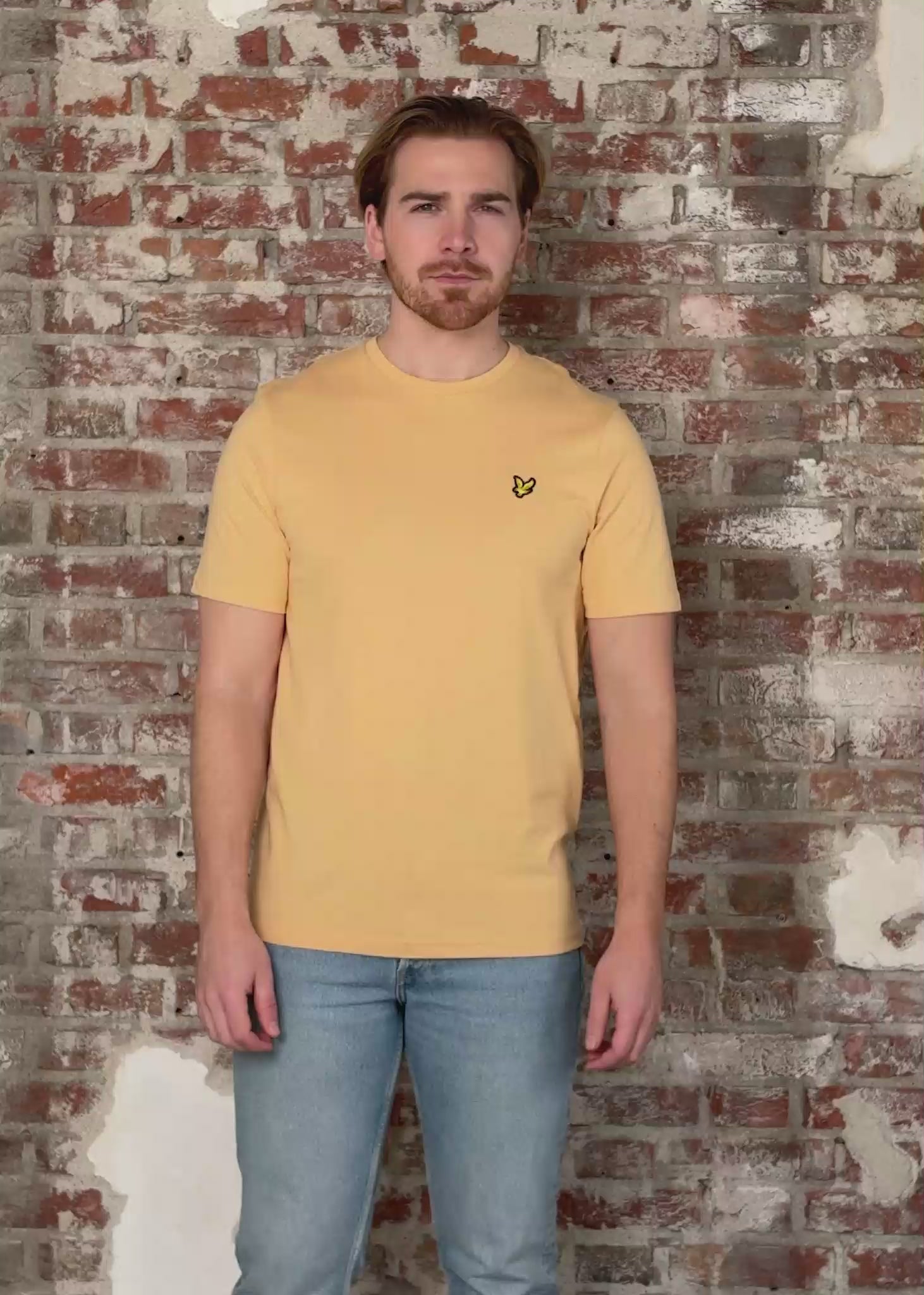 Lyle & Scott T-shirts Plain t-shirt - sherbet