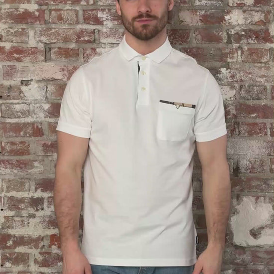 Barbour Polo's Corpatch polo - white