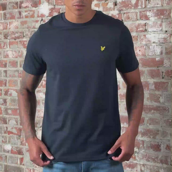 Lyle & Scott T-shirts Plain t-shirt - dark navy