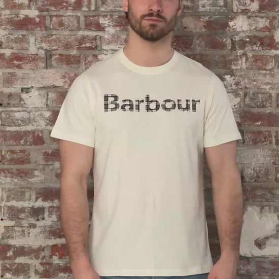 Barbour T-shirts Barbour kilnwick t-shirt - antique white